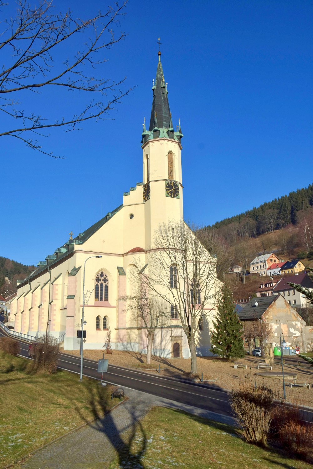 Kostel sv. Jáchyma.