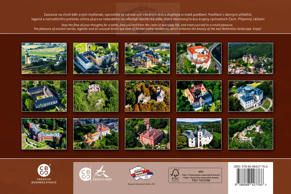 Kniha – České hrady a zámky z nebe, 3. díl – Východní Čechy, 2. vydání