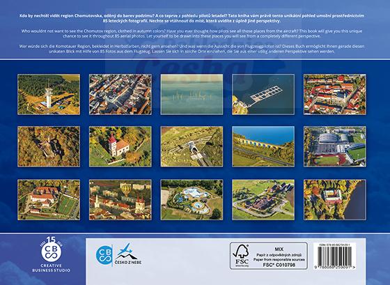 Kniha Chomutov a okolí z nebe