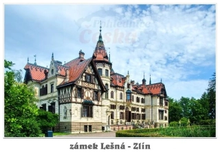 66000910 Pohlednice zámek Lešná - Zlín