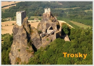 66000032 Pohlednice hrad Trosky