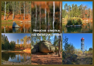 Pohlednice Naučná stezka na Ďáblovu prdel