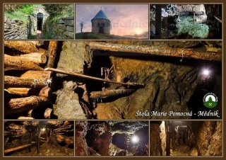 66000887 Pohlednice Štola Marie Pomocná – Mědník, Měděnec